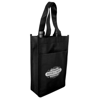 Bouquet Non-Woven Wine Bag (1 Color Imprint)