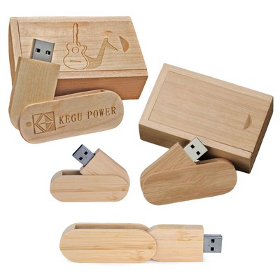 Wooden USB Flash Drive Memory Stick with Wooden Box 8G