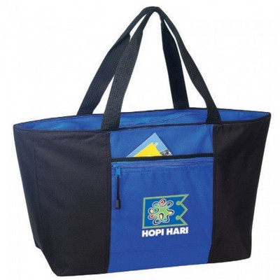 Poly Zippered Tote Bag (16"x13.5"x3.5")