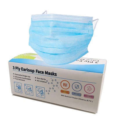 3-Ply Disposable Face Mask (Ready to Ship Locally)