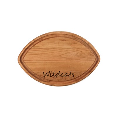 Cherry Football-Shaped Cutting Board w/ Juice Groove