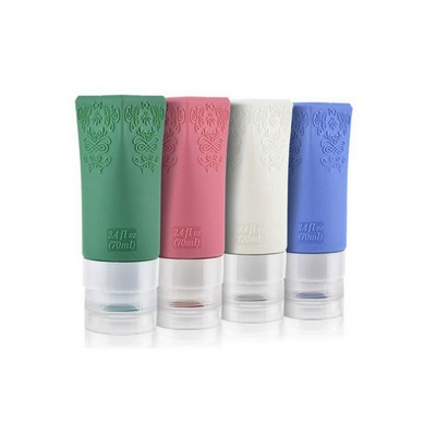 Leakproof Silicone Cosmetic Shampoo Travel Bottle