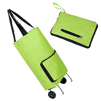 Foldable Shopping Bag With Wheels