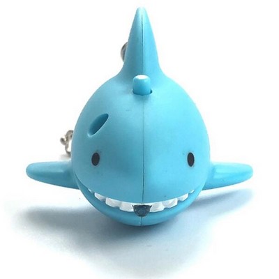 Big Shark LED Sound Keychain