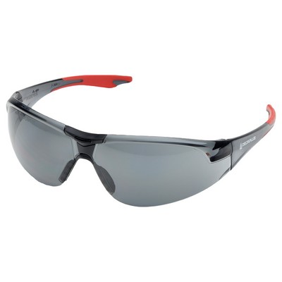 Avion Safety Glasses, Red Temples with Grey Lens