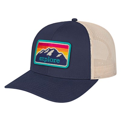 Poly/Cotton Trucker Mesh Back Cap