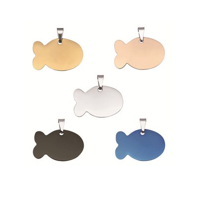 Engraved Fish Shaped Pet Tag