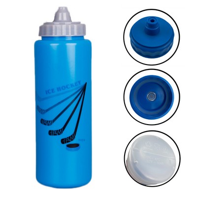 32oz LDPE/HDPE Squeeze Gripper Water Bottle