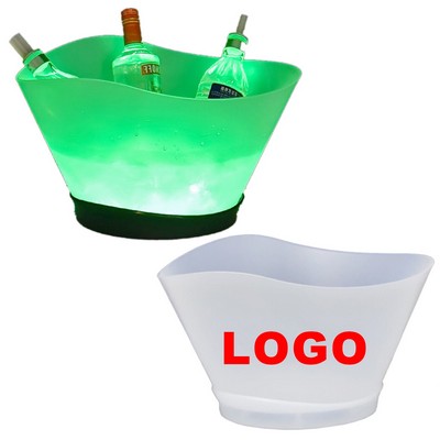 12 Liter Large Capacity Rechargeable Led Ice Bucket