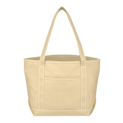 Canvas Yacht Tote with Embroidery