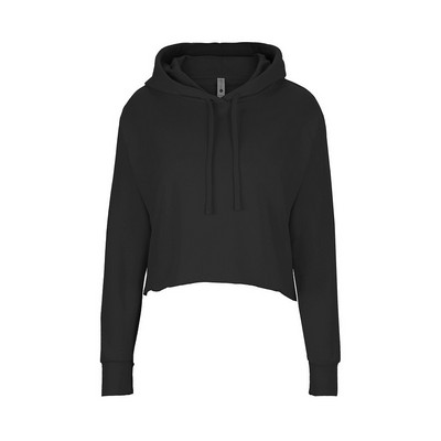 Next Level Apparel® Women's Laguna French Terry Sueded Crop Hoodie