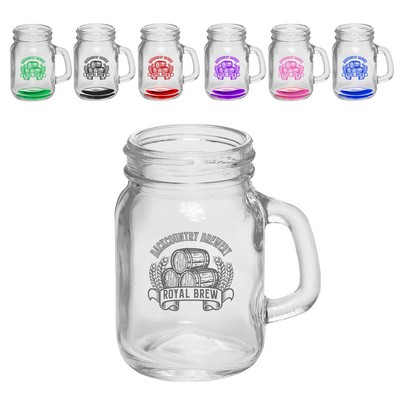 4.5 oz. Mini Mason Jar Sampler Glass (1 Color Imprint)