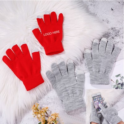 Winter Custom Knitted Gloves