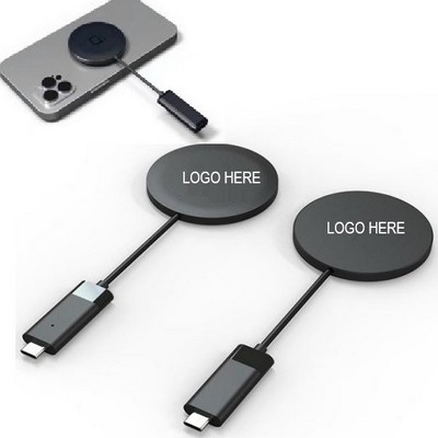 Separating style Magnetic Wireless Charger (Round)