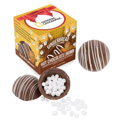 Hot Chocolate Bomb Gingerbread Flavor in Full Color Box