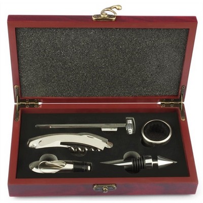 Wine Sommelier Set with Wooden Box