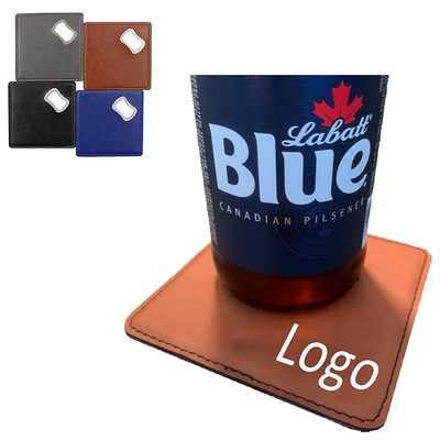 PU Bottle Opener Coaster