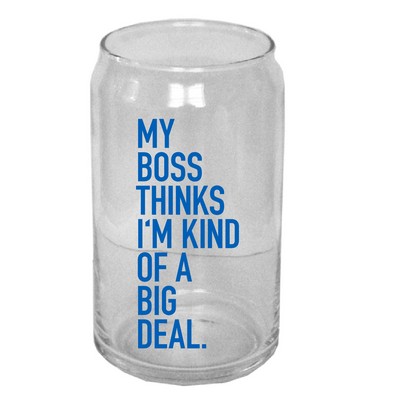 16 oz. Soda Can Glass