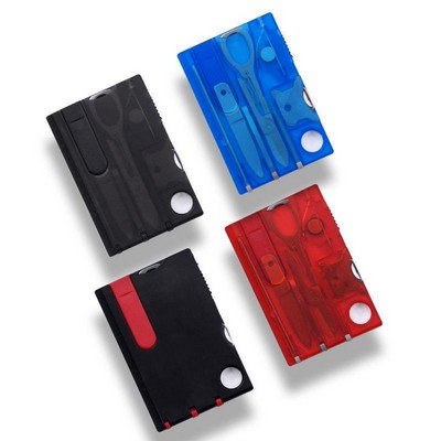 Portable Multi-Functional Metal Tool Card