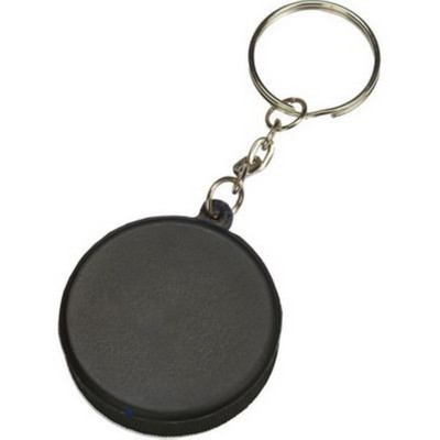 Stress Reliever Mini Hockey Puck Key Tag