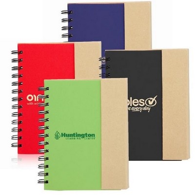 Two Tone Diary Planner Wire Spiral Notebook