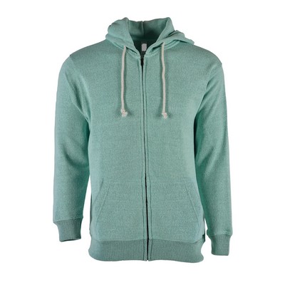 8.5 Oz. Adult Nantucket Fleece Zipper Hood