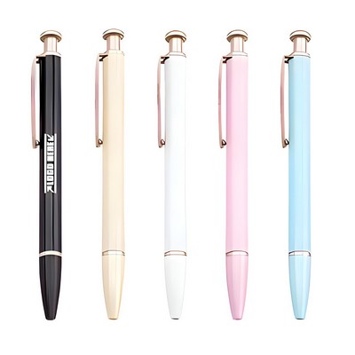 Retractable Metal Ballpoint Pen