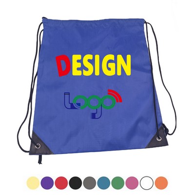 Classic Polyester Drawstring Backpacks