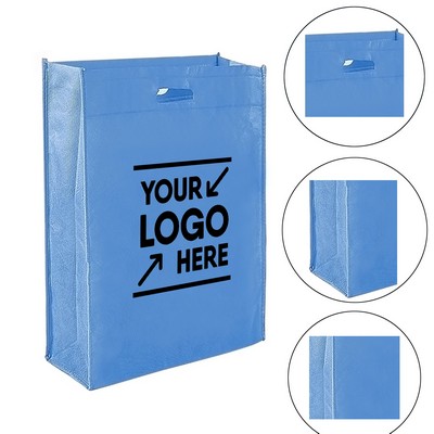 Eco-Friendly Non-Woven Tote Bag w/Die Cut Handle