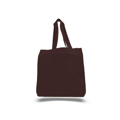 Cotton Tote Bag with Bottom Gusset