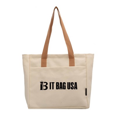 Cotton Canvas Shopping Tote Bag