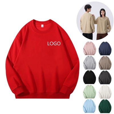 Crew Neck Pullover Sweatshirt