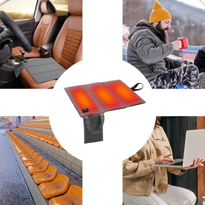 Foldable Heated Seat Cushion - Portable Warmth On the Go