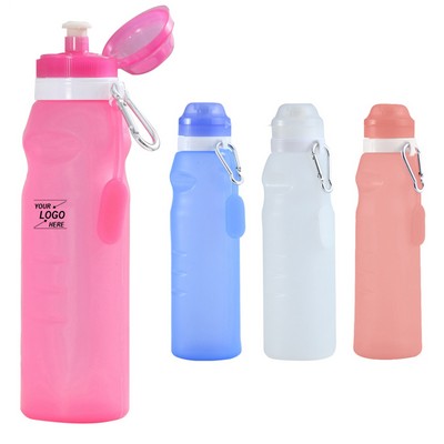 20oz Collapsible Silicone Water Bottle