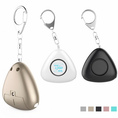 LED Light Keychain with Personal Alarm