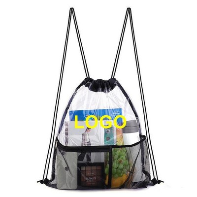 Clear Drawstring Bag