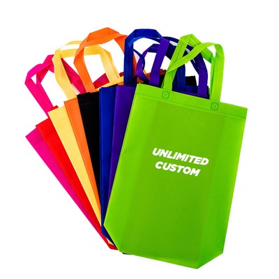 Non-Woven Vertical Foldable Tote Bags with Long Handle