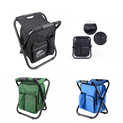 Folding Seat with Cooler Bag