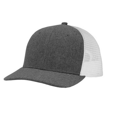 Sportsman™ Heather Suiting Polyester Trucker Cap (Embroidery)