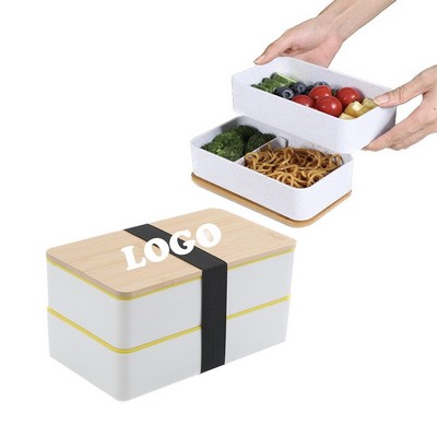 Eco-Friendly Bamboo Fiber Lunchbox