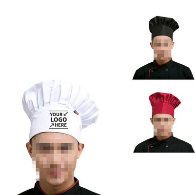 Adult Adjustable Elastic Baker Kitchen Cooking Chef Hat