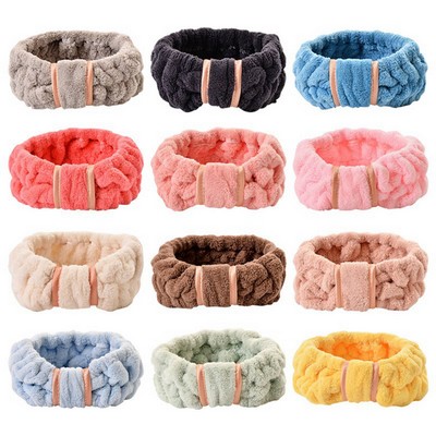 Coral Fleece Facial Makeup Dry Hair Headband