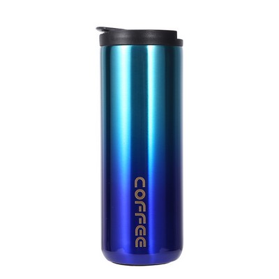 Simple 304 Stainless Steel Straight Coffee Mug Creative Gift Insulated Cups Water Bottle