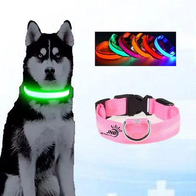 Night Light Up Led Dog Collar