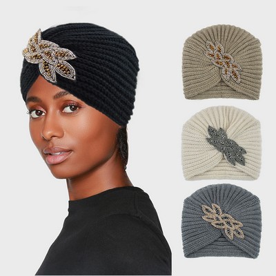 Acrylic Knit Hat Turban