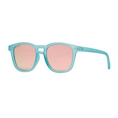 Zion Eco-Active Polarized Sunglasses w/Soft Aqua Blue Frame