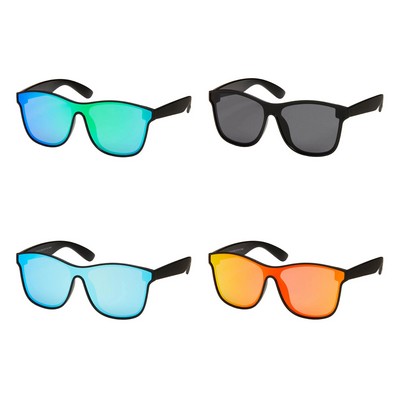 Shields Flat Mirror Lens Sunglasses