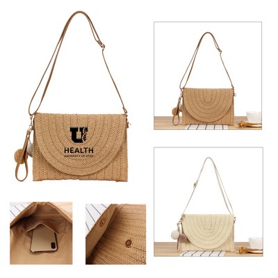 Straw Shoulder Bag