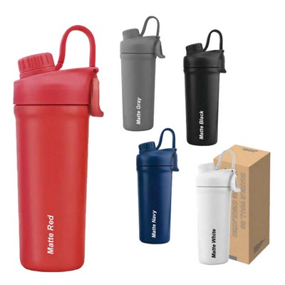 26 Oz. Double Wall Ss Vacuum Ice Shaker