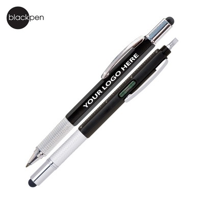 Blackpen Twist-Action Multifunctional Level Tool Ballpoint Pen